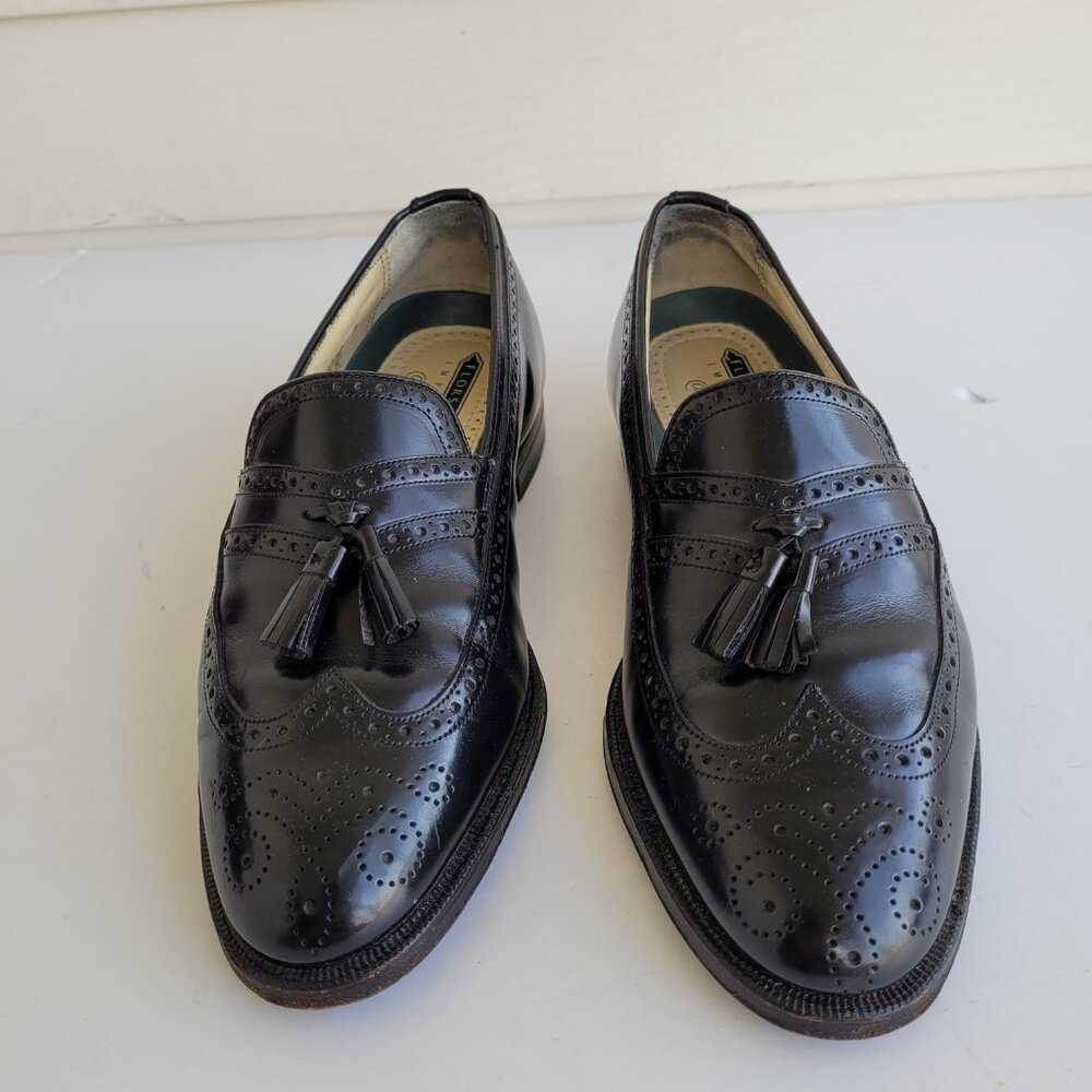 Florsheim Imperial Black Leather Men's Shoes 8 - Picture 12 of 14